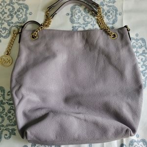 Large Purple / Lavender Michael Kors Purse Bag